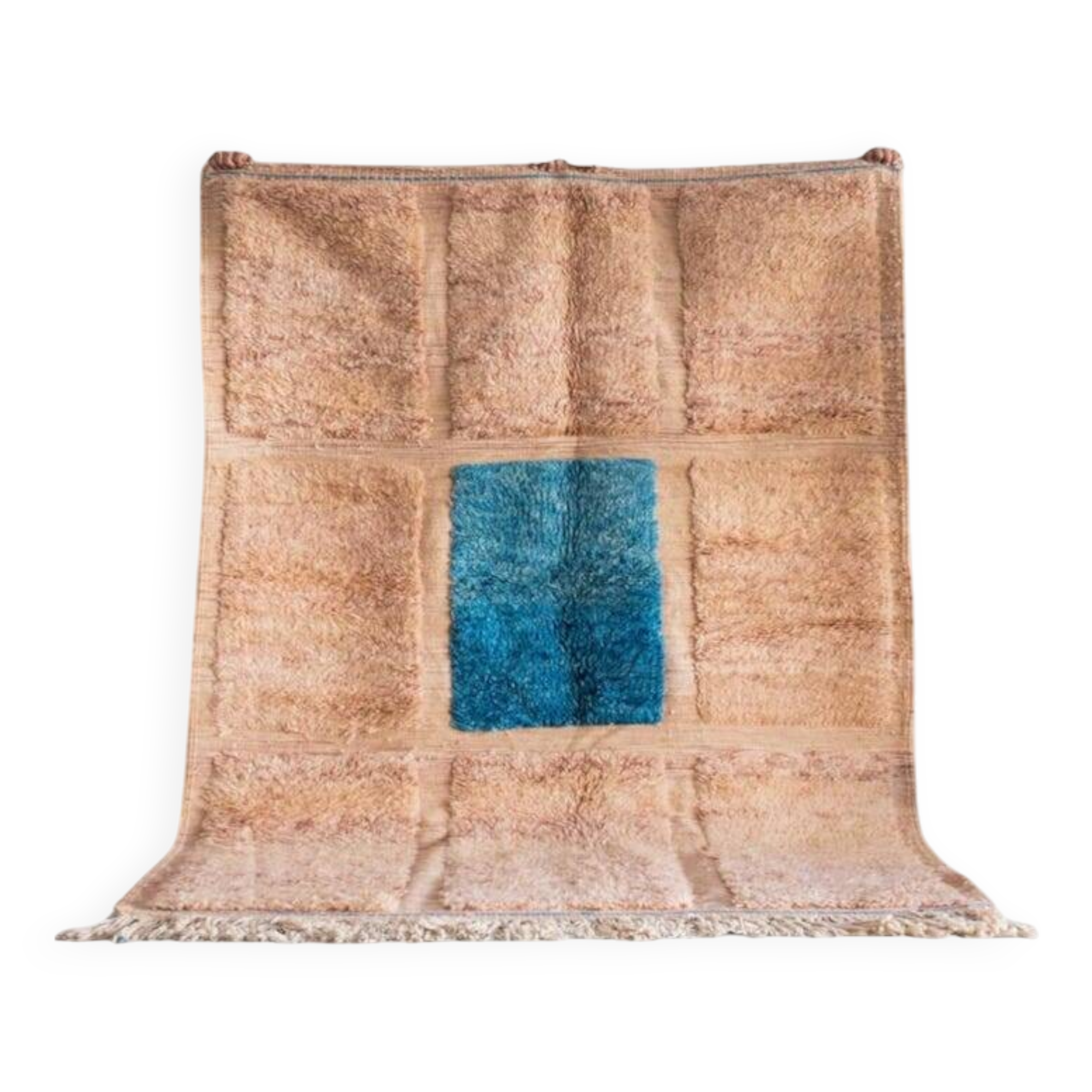 Tapis bérbere en laine fait main traditionnelle 250cmx150cm
