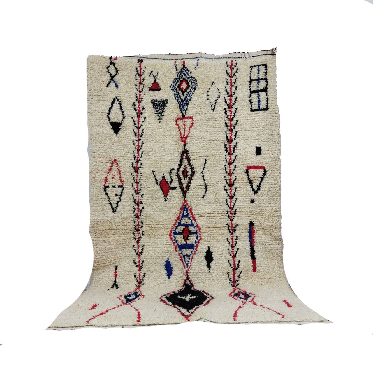 Handmade Moroccan Berber Rug 260 X 147 CM