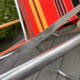Pair of vintage folding camping chairs