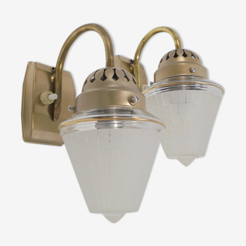 Pair of art deco wall lights