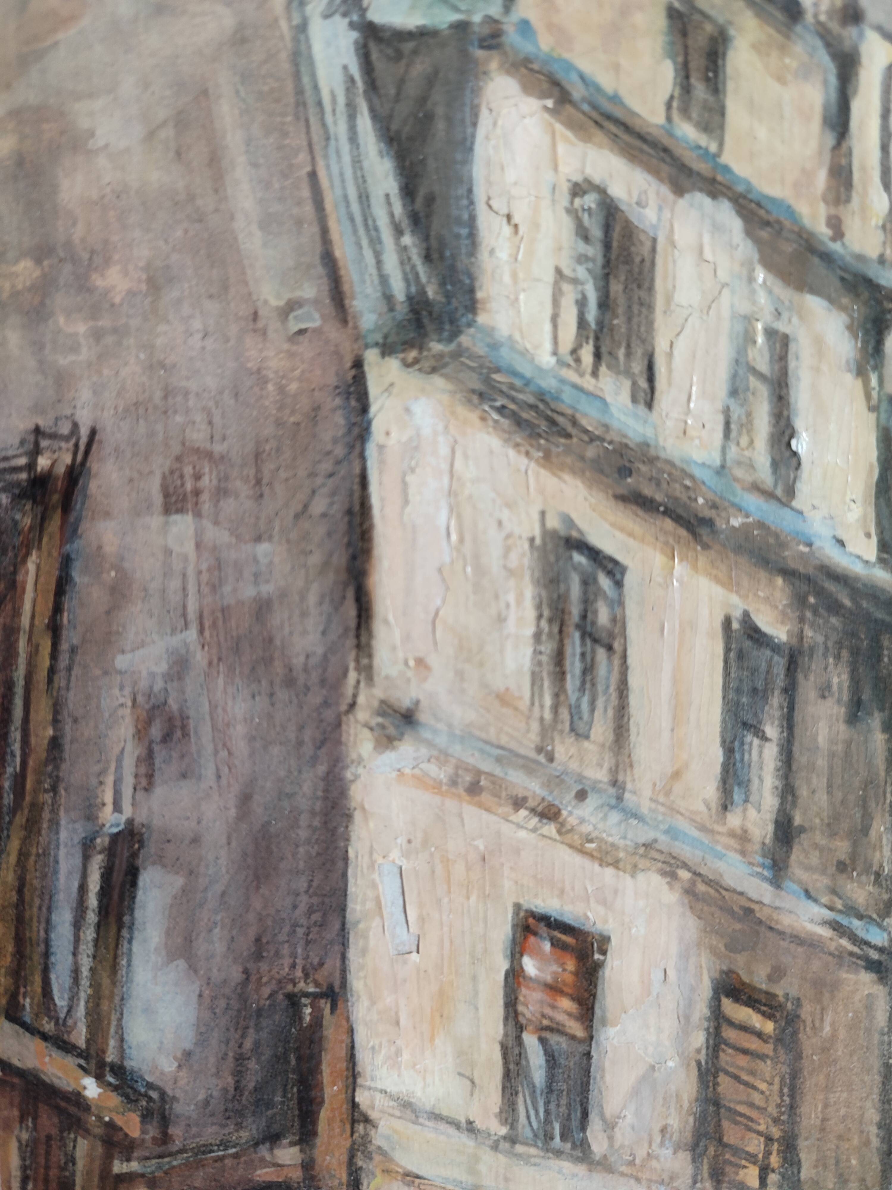 View of Paris in painting