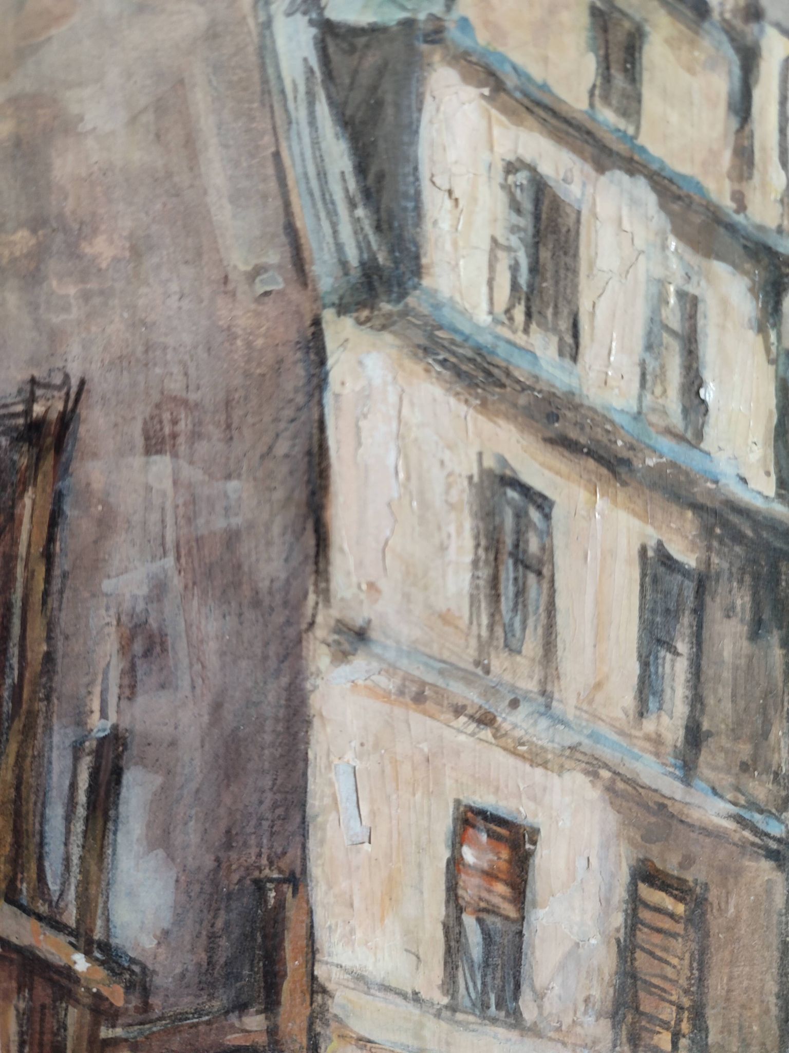 Vue de Paris en peinture