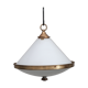 Two tone french antique pendant light