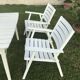 Vintage wooden garden furniture