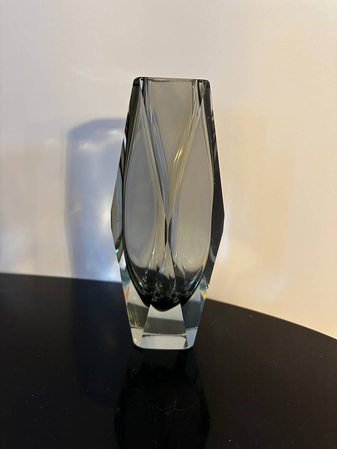 Murano Vase Sommerso Flavio Poli 70s