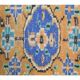 Vintage Turkish Oushak Handmade Wool Cotton Orange Runner Rug 78x313