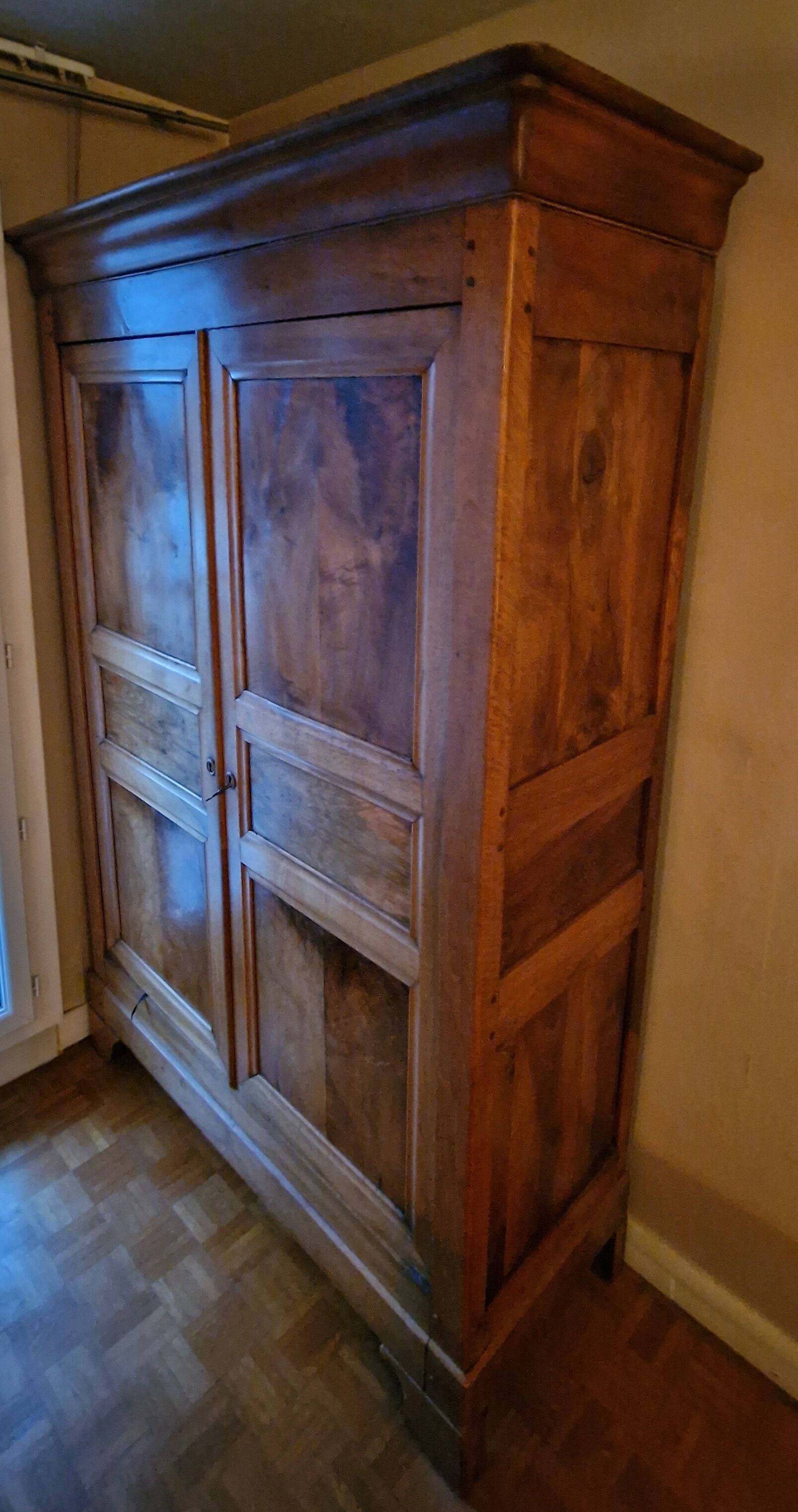 Antique walnut cabinet
