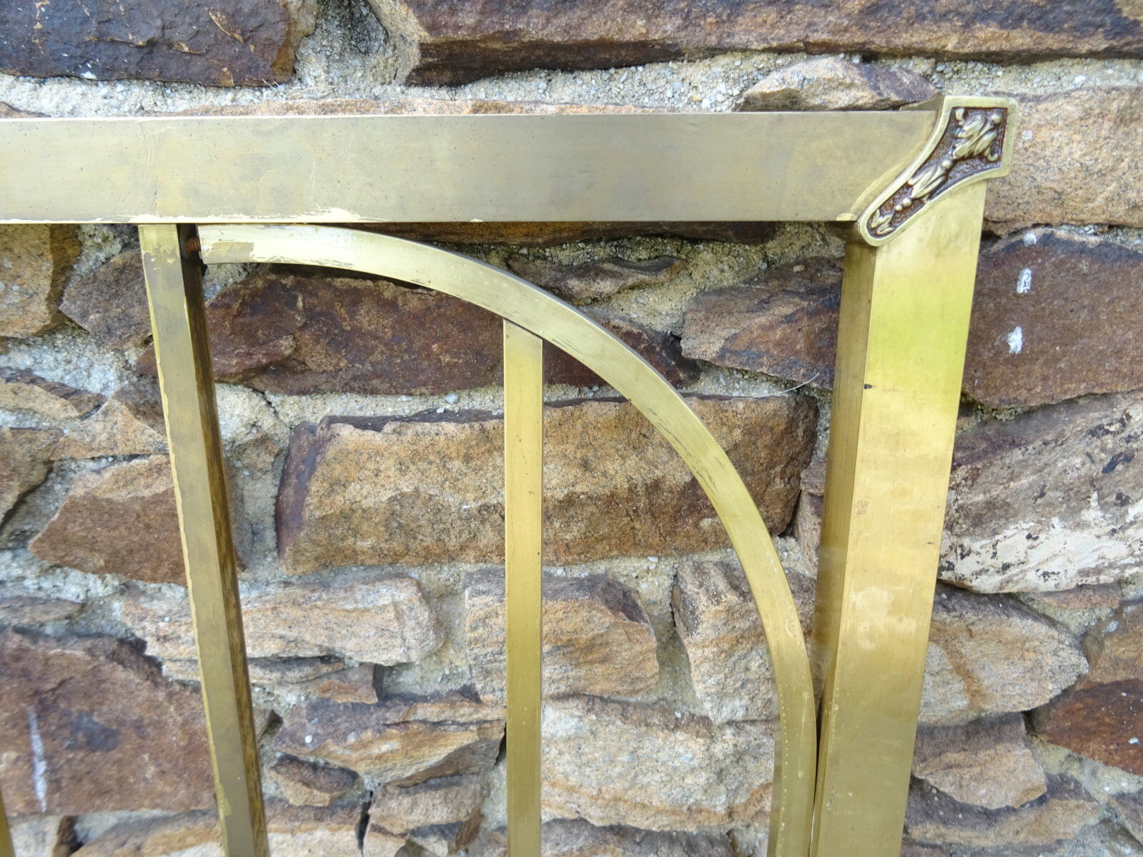 Antique brass bed in 140