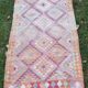 Vintage Turkish hallway rug 80x300 cm