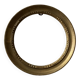 Small round frame in old gilded wood