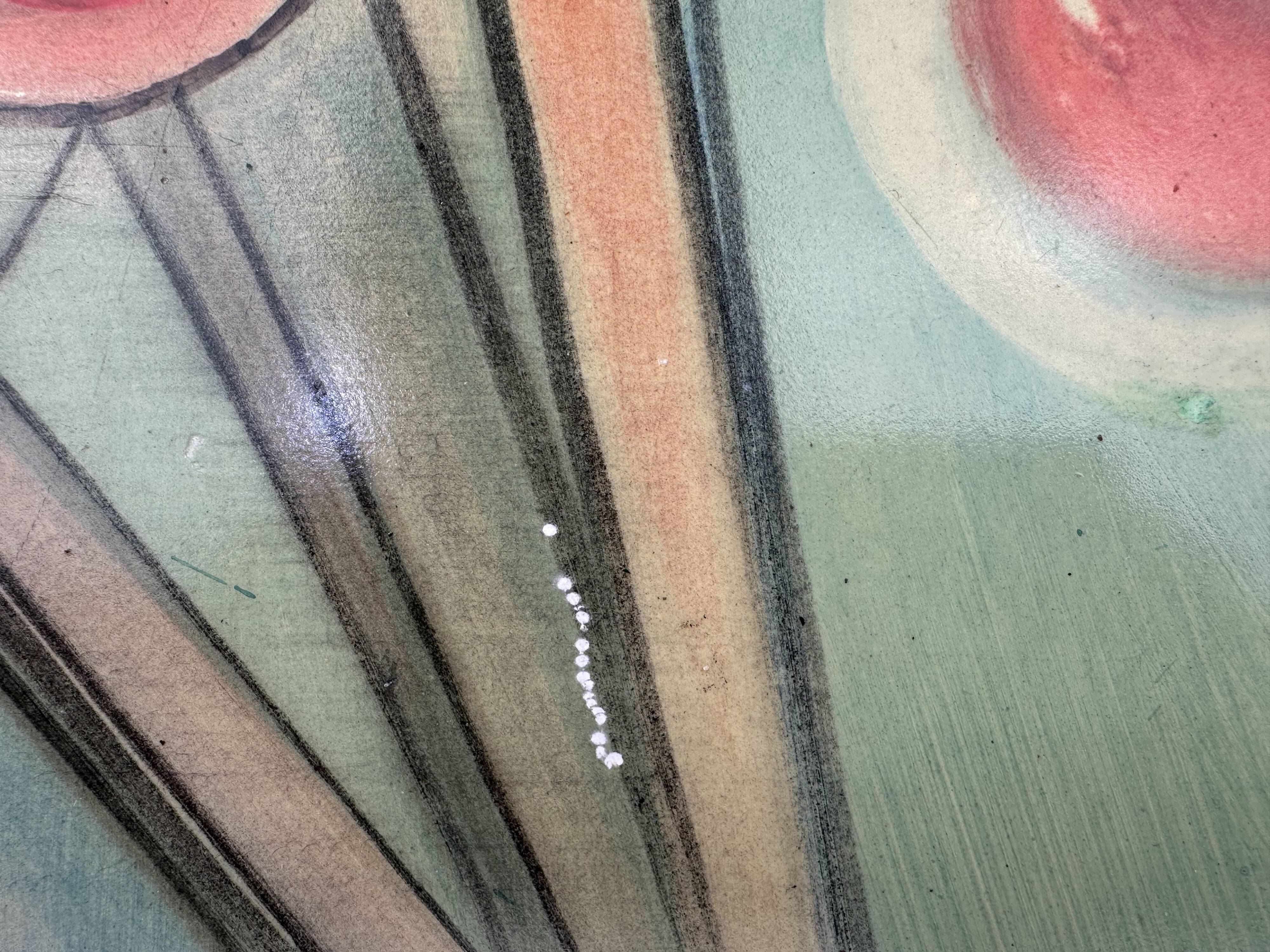 Abstract painting from the 1970s