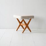 Scandinavian di Alf Svennson oak footstool 1960s vintage