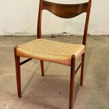 6 Scandinavian chairs in rope