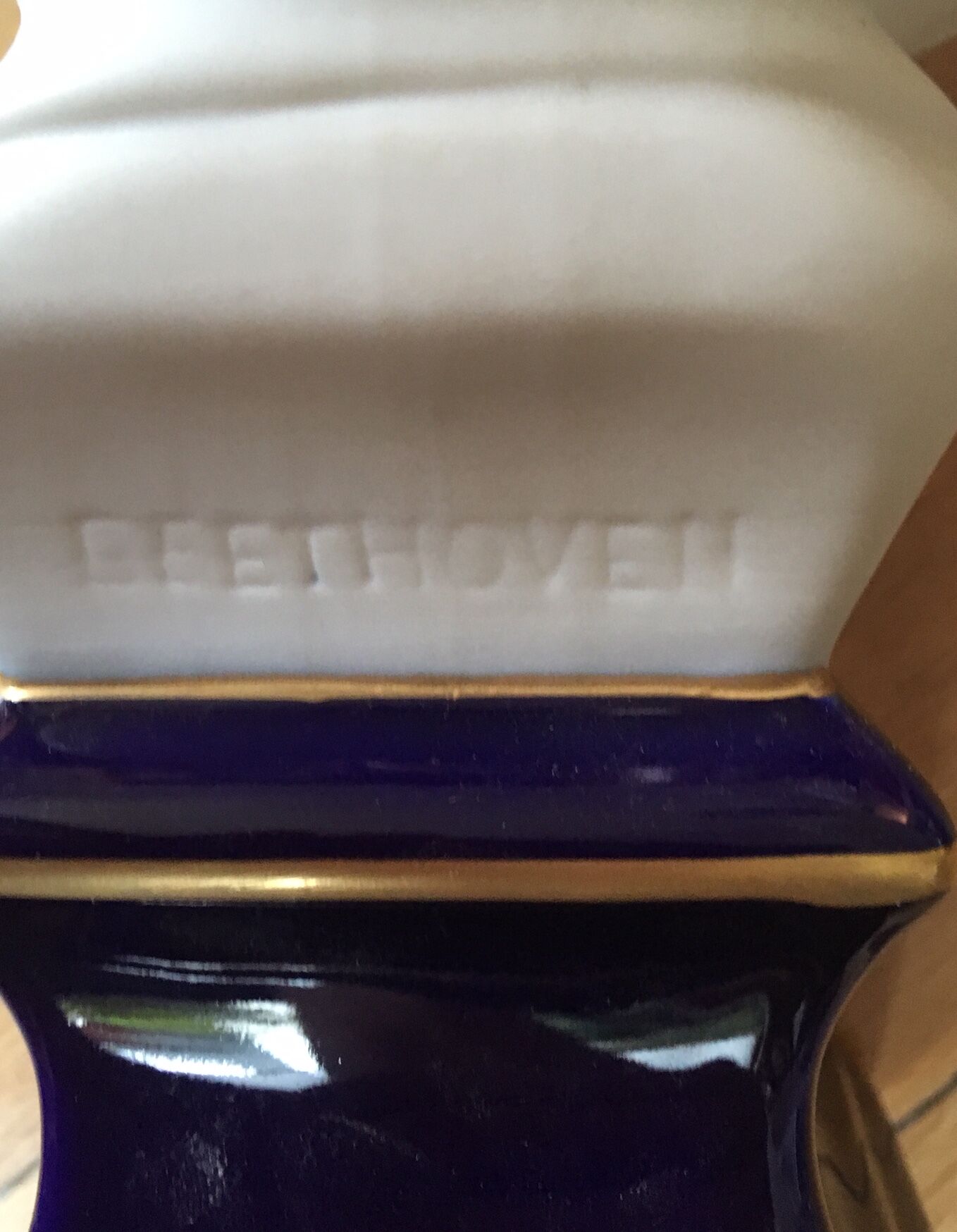Buste Beethoven biscuit porcelaine Limoges