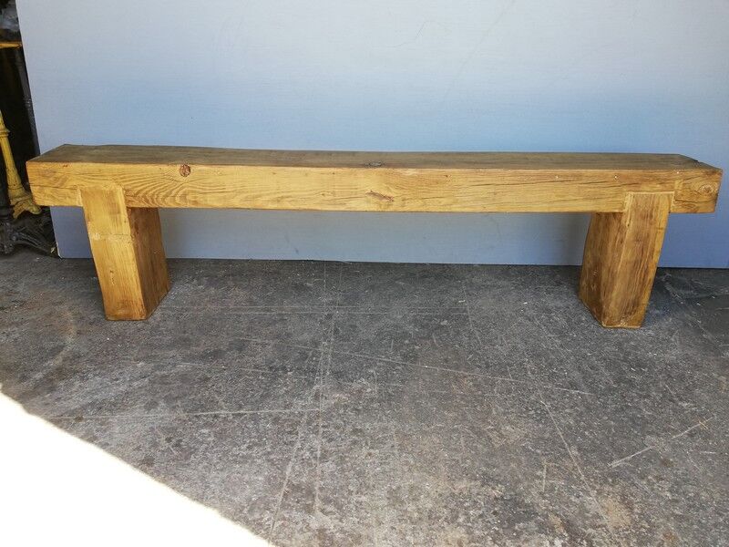 Bench in solid wood
