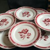 Set of 8 plates manufacture from the east