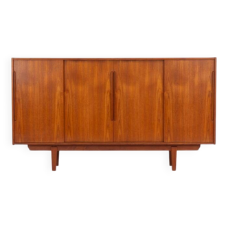 Buffet haut danois en teck, années 1960.