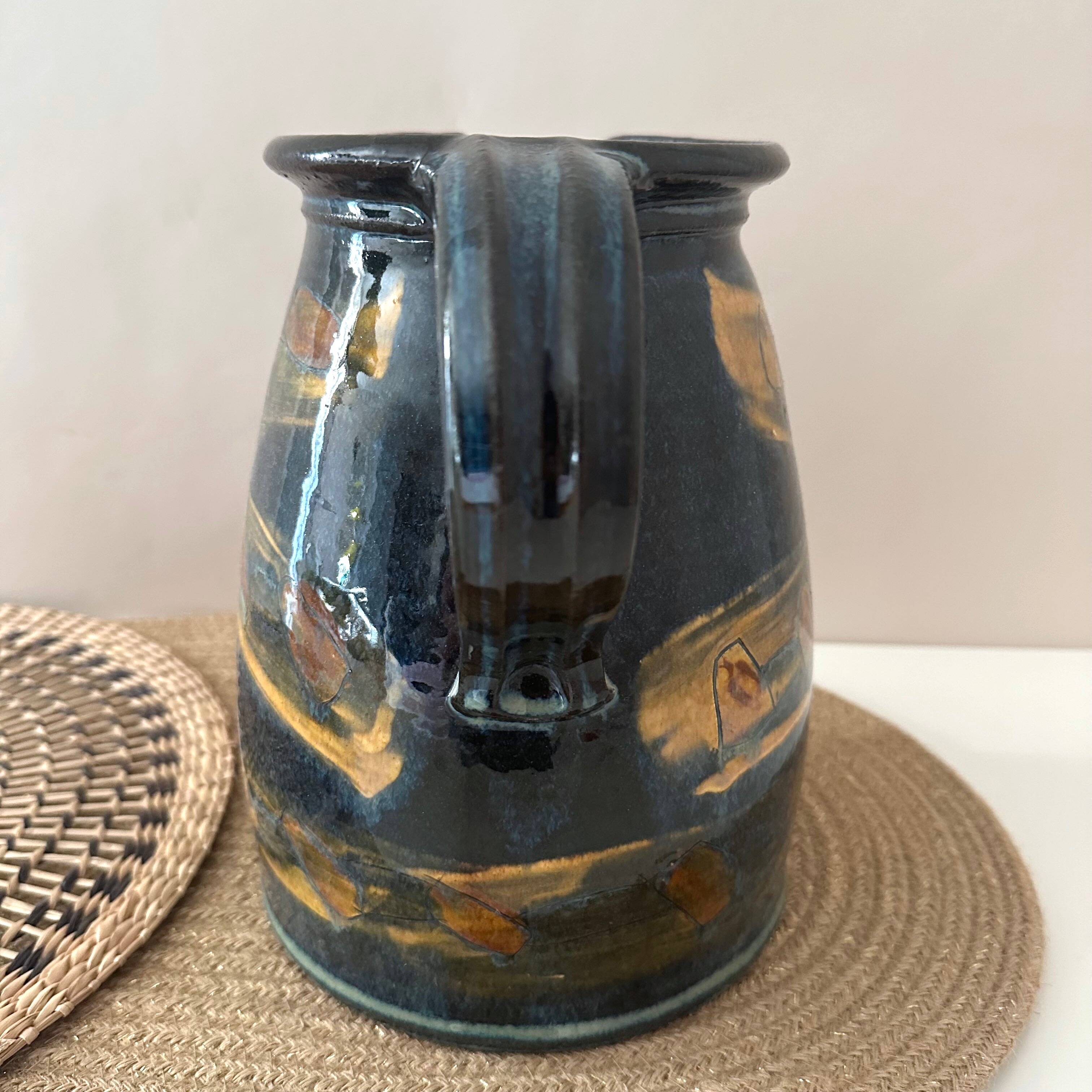 Large ceramic jug, studio ceramic Denmark