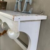 Old patinated wooden shelf