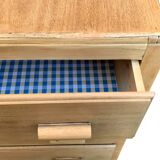 Commode art déco bois brut