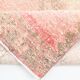 3x13 Pink & Brown Long Classic Vintage Runner Rug, 92x415Cm
