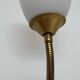 Pair of Brass and Opaline Glass Mid-Century Swedish Wall Lights