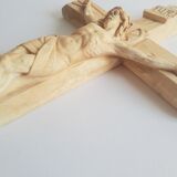 Vintage Christ plaster crucifix