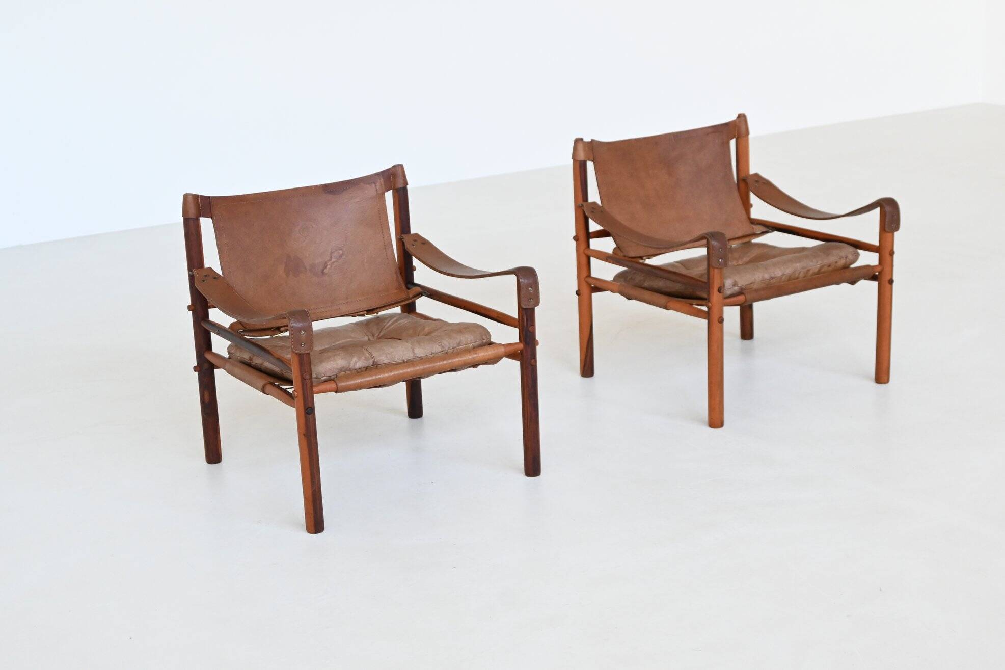 Arne Norell pair of 'Sirocco' lounge chairs Norell Mobel AB Denmark 1960