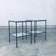 Minimalist Two-Tier Side Tables, Belgium, 1960s, Set of 2