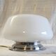 Art Deco ceiling light with opaline globe - mid 20th century