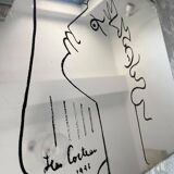 Illustrated mirror profile of Orphée Jean Cocteau 1958