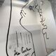Illustrated mirror profile of Orphée Jean Cocteau 1958