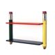 Wall shelf by Pierre Sala, 1980s Memphis Design in primary colours.