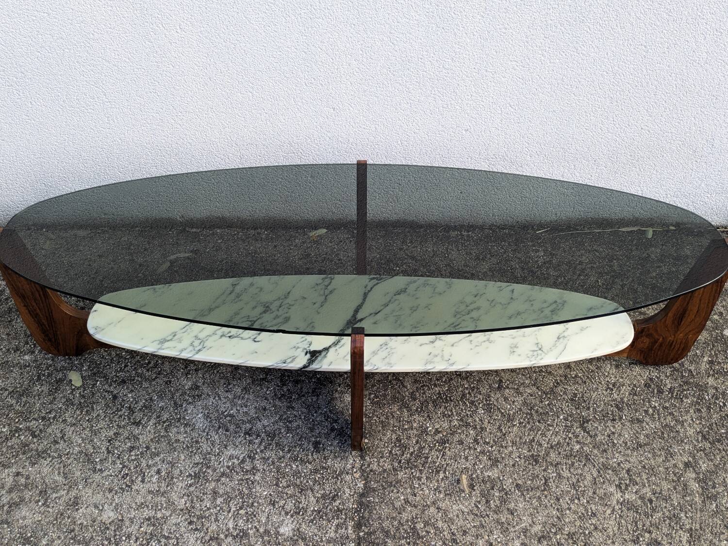 Coffee table by Hugues Poignant, 1960/70 vintage, France, Design