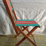 Vintage camping folding chairs