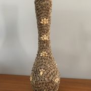 Vase années 60 coquillages collés