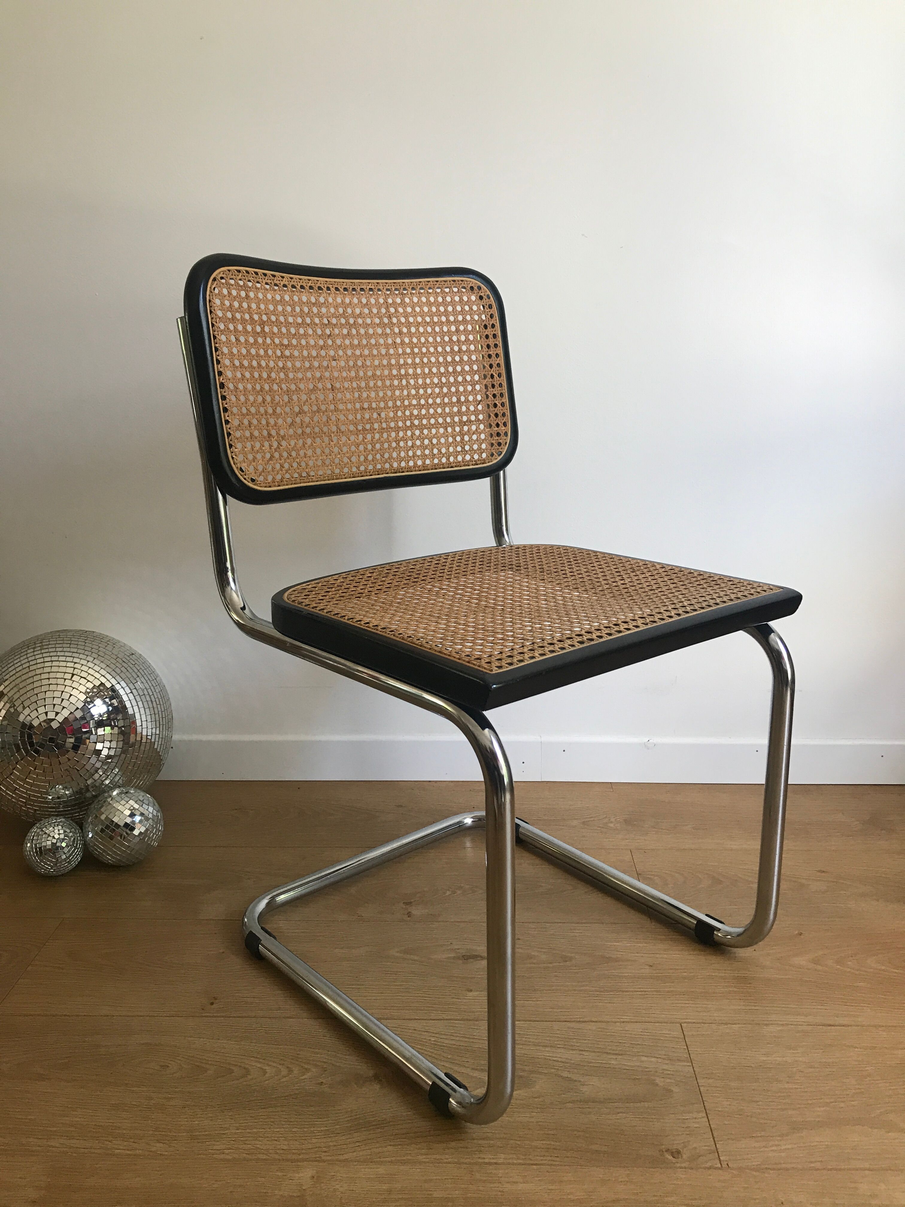 Black Cesca B32 chair Marcel Breuer