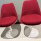 2 Saarinen tulip chairs at Knoll