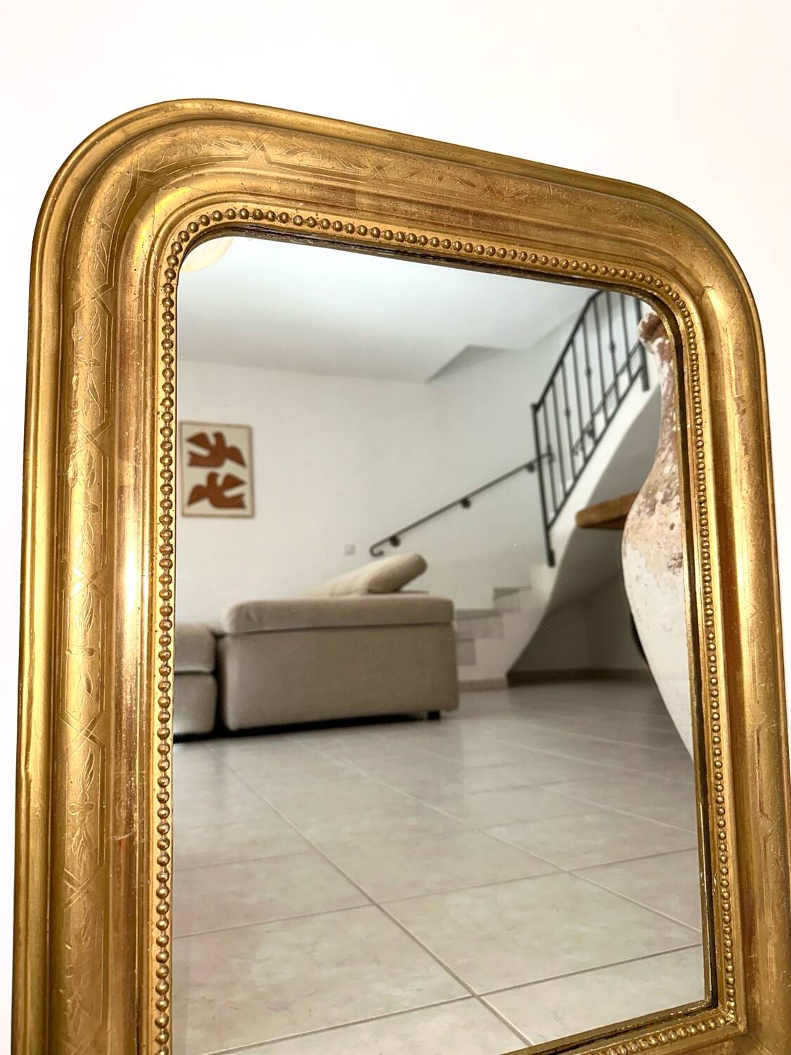 Antique Louis-Philippe 19th century mirror