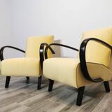 Fauteuils de Jindrich Halabala, années 1940, Set de 2