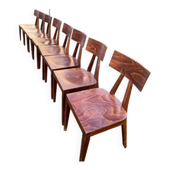 Lot de 8 chaises bistrot design Fameg