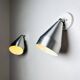 Pair Of R155 Adjustable Wall Lamps In Metallic By Raak Amsterdam, The Netherlands 1960S