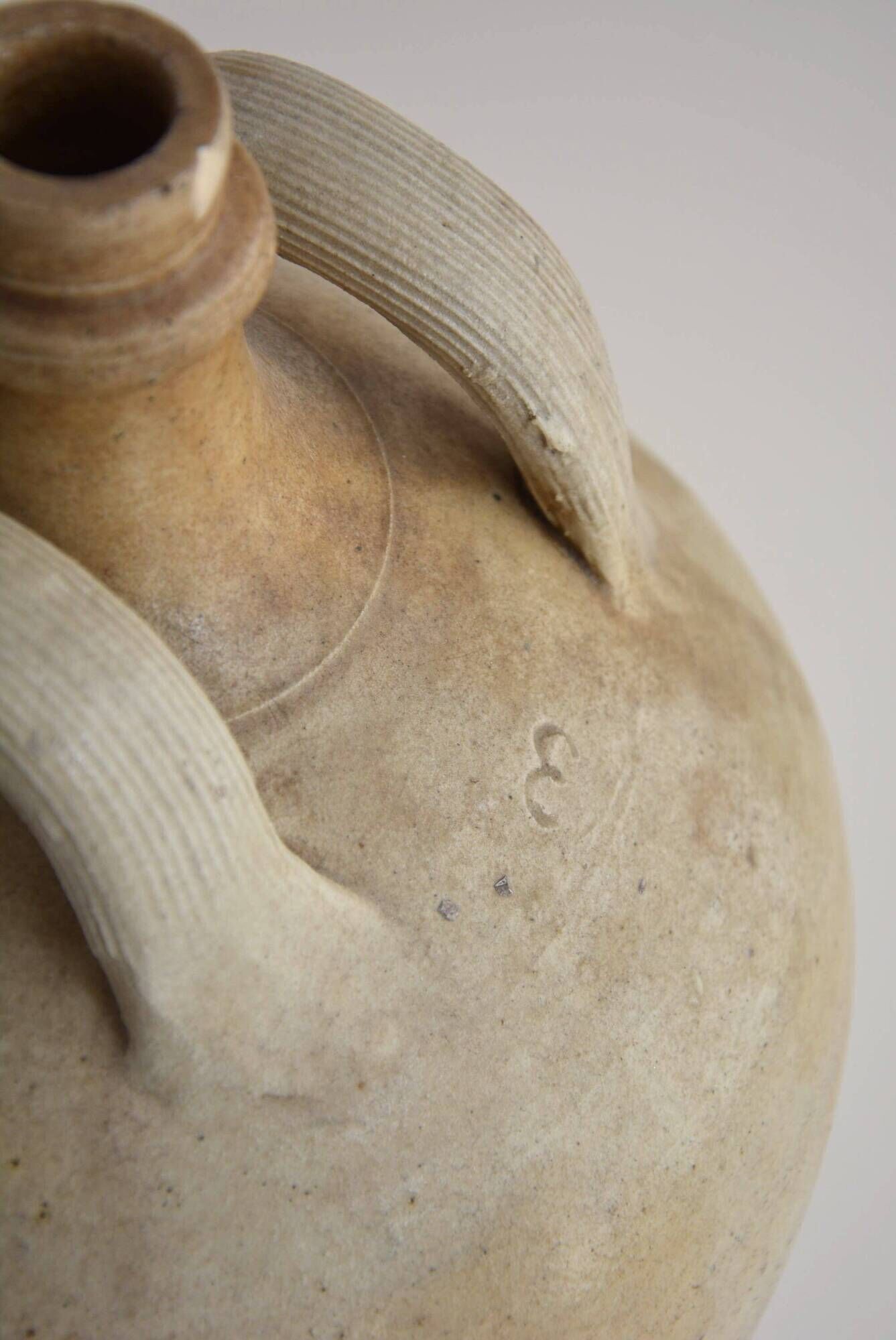 Ancient jar in glazed terracotta – Rustic and authentic style