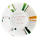 Polychrome Lunéville dessert plate, 1894