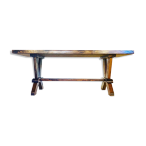 Table brutaliste vintage