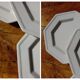 6 white octagonal dessert plates Johnson Brothers Heritage (ø 19.5 cm)