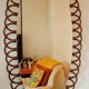 Miroir ovale vintage