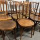 11 antique bistro chairs and a stool (thonet/Fischel/Baumann)