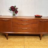 Buffet rétro vintage en teck du milieu du siècle par Jentique 1960