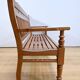 Antique colonial teak veranda bench – mid-20th century